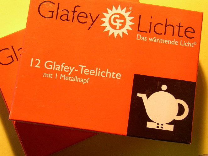 Glafey Teelichte 12ner Pack ohne Metallnapf